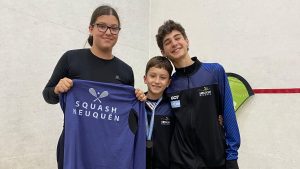 Los jóvenes neuquinos y un crecimiento sostenido en el squash nacional