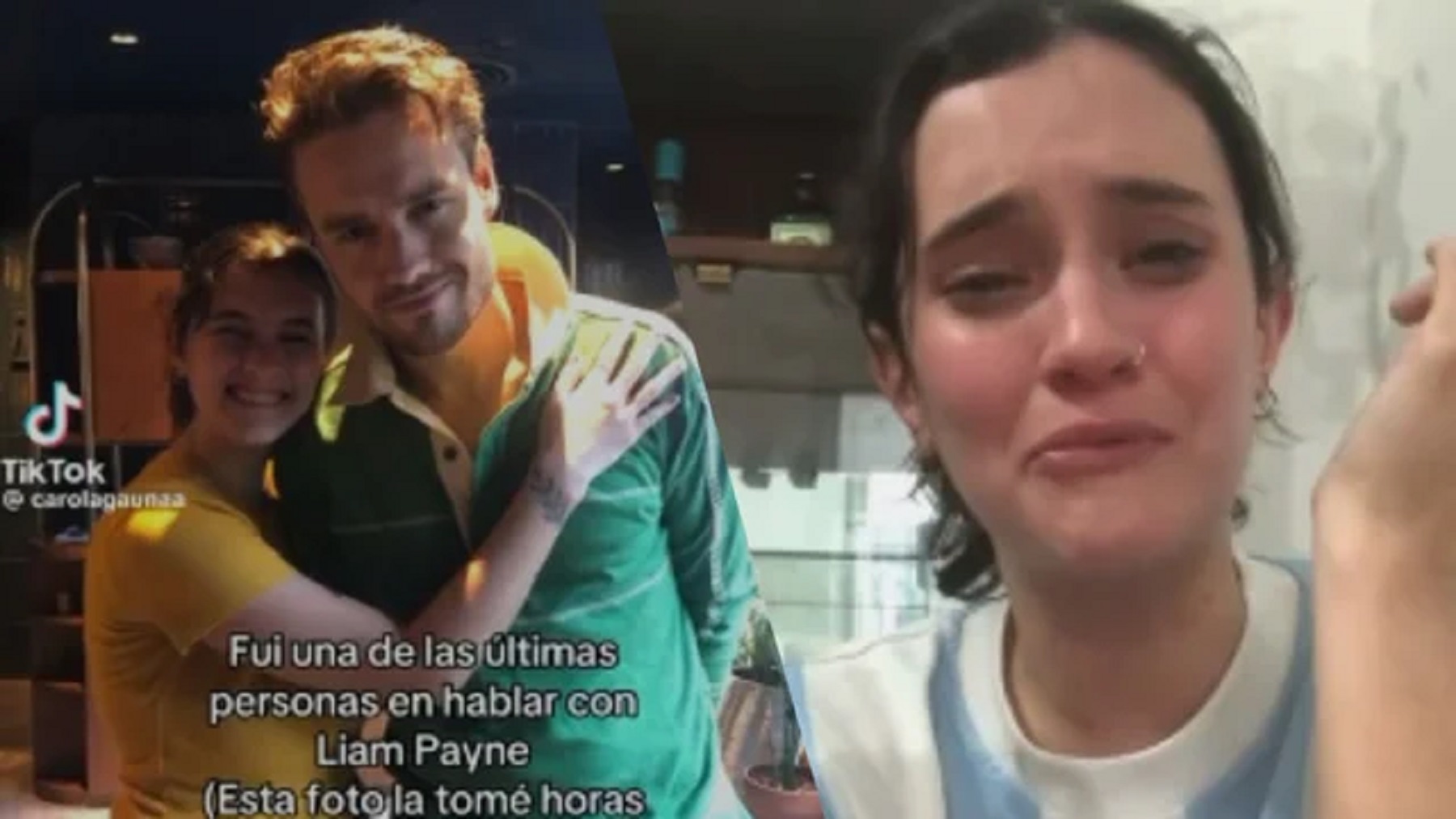 Liam Payne y la fan que lo vio horas antes de su trágica muerte.