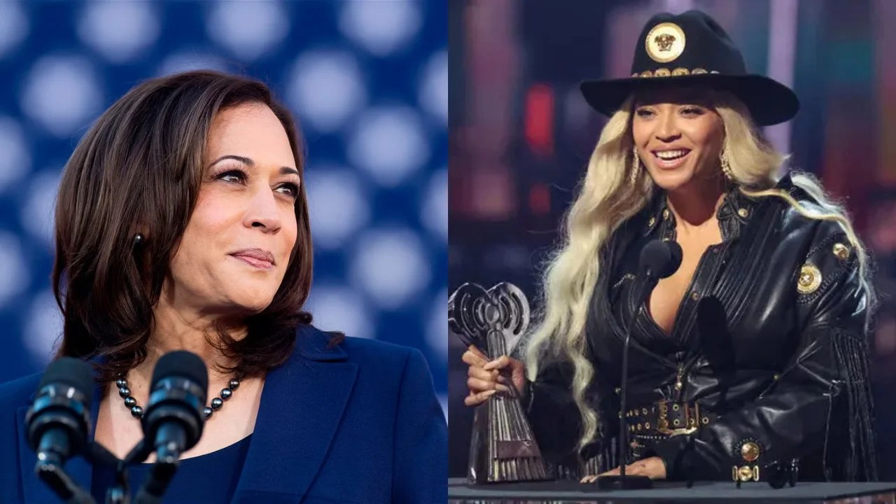 Beyoncé y kamala Harris