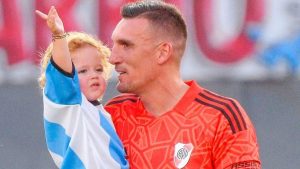 Franco Armani habló sobre la salud de su hijo luego de su ausencia contra Platense