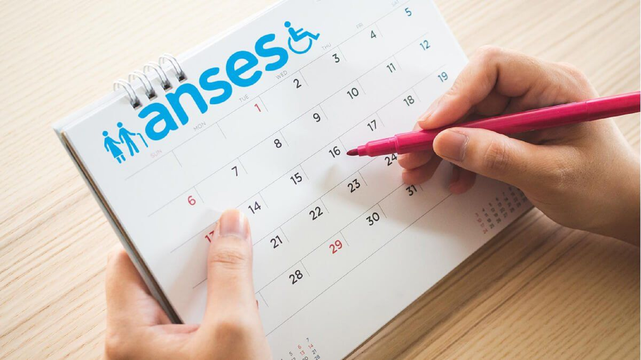 Calendario Anses. 