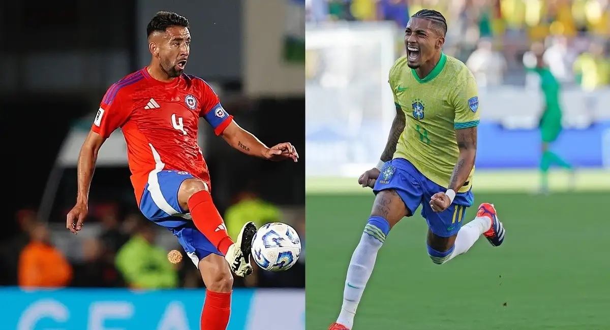 Chile recibe este jueves a Brasil en un mal momento para ambas selecciones en las Eliminatorias.