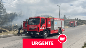 Feroz incendio detrás de un shopping de Neuquén, afecta también el predio del Ejercito