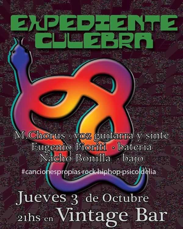 EXPEDIENTE CULEBRA jueves en Vintage