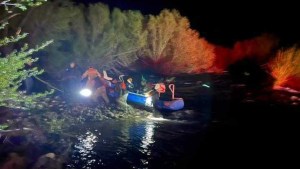 Cuatro guardafaunas atrapados por el río Chimehuín: así fue el dramático rescate para encontrarlos