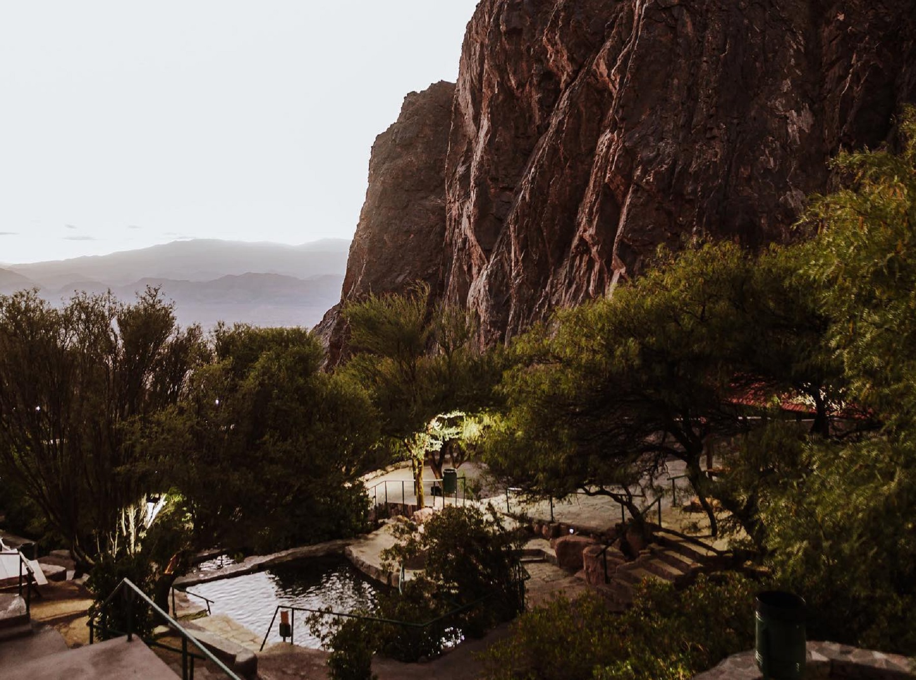 Termas de Fiambalá en Catamarca, un oasis de bienestar y salud. Foto gentileza. 