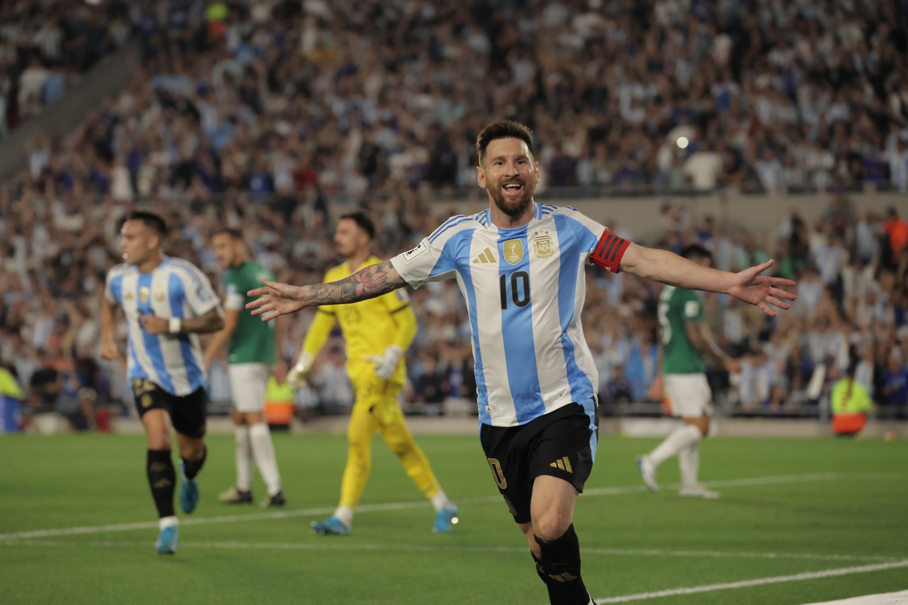 Messi llegó a los 112 goles en la Selección Argentina. (Foto: @Argentina)