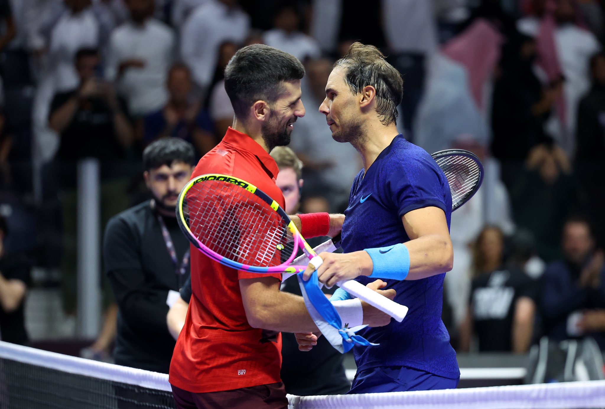 Nadal y Djokovic se vieron las caras por última vez en el Six Kings Slam.