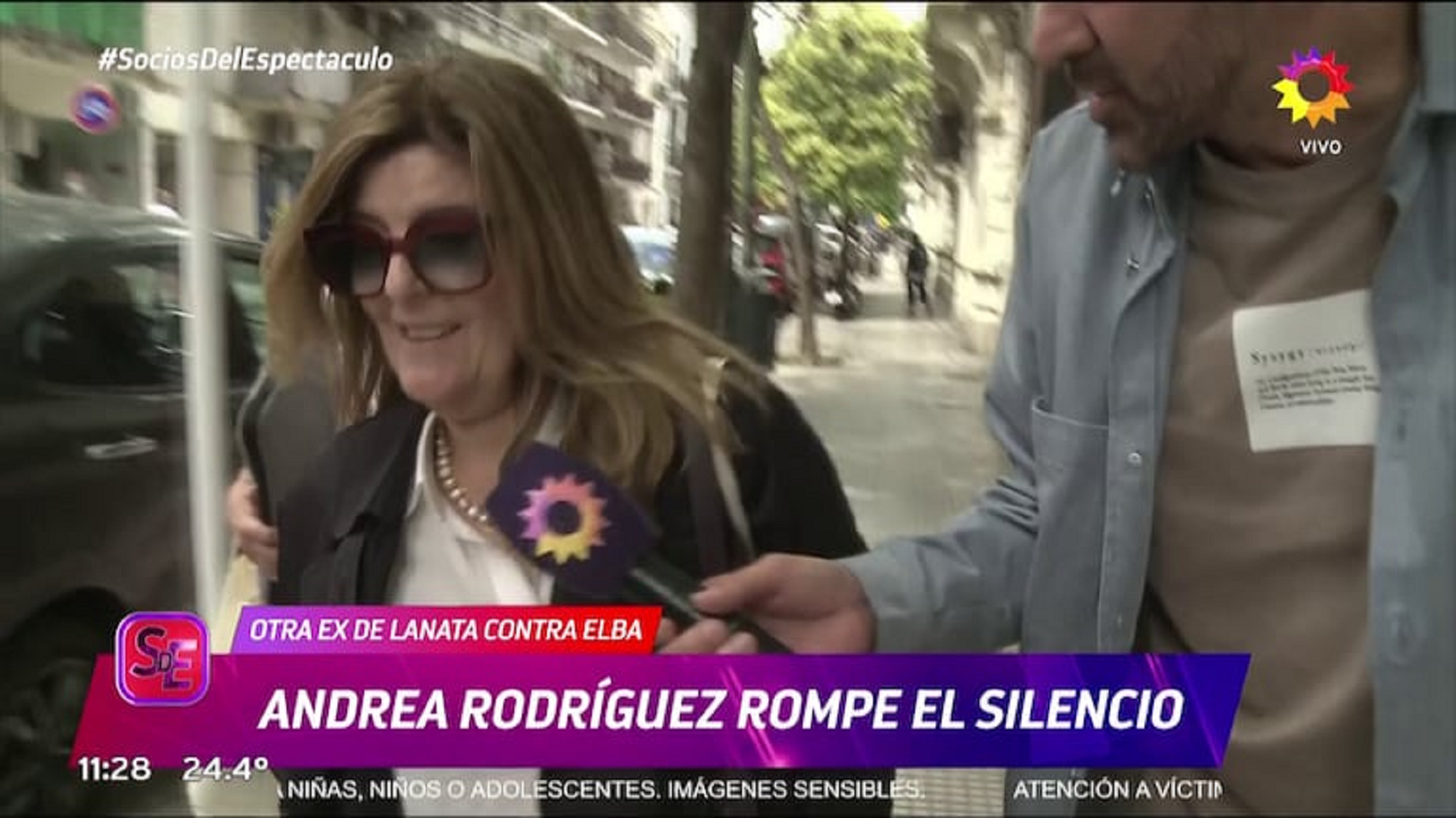 Andrea Rodríguez, expareja de Jorge Lanata. 