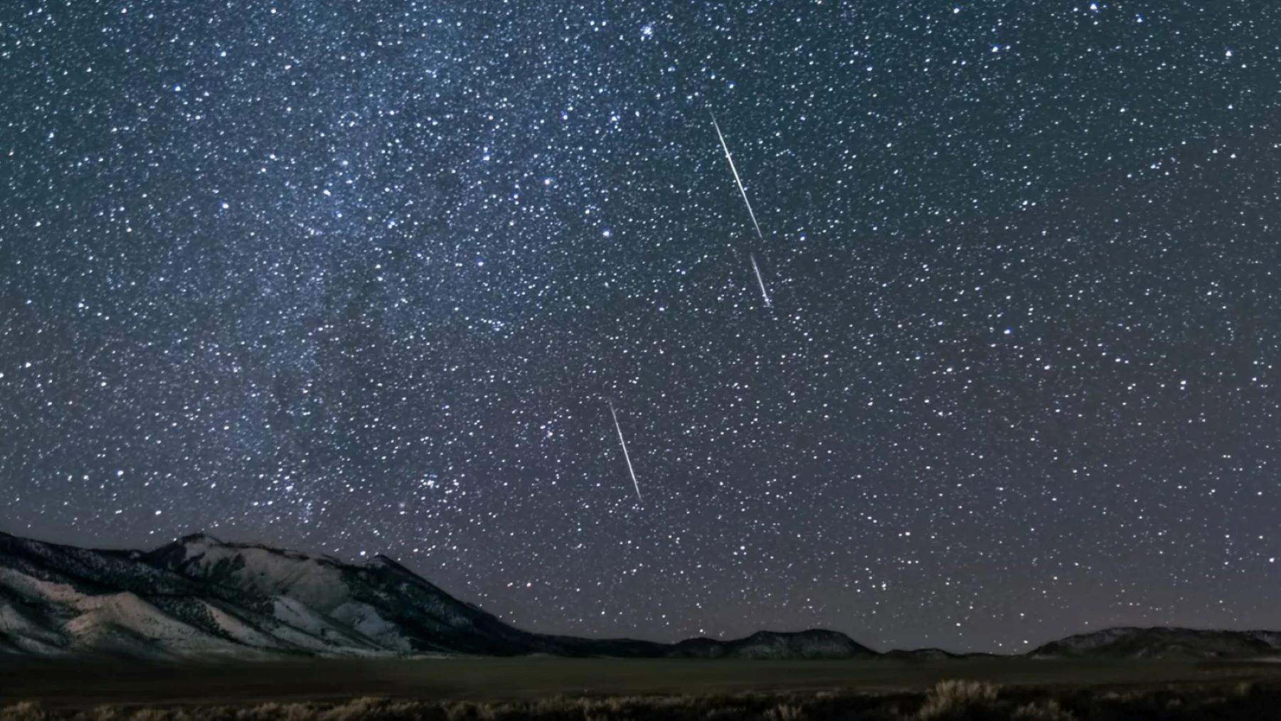 La lluvia de estrellas Gemínides. Foto: Harpazo_hope/GETTY IMAGES