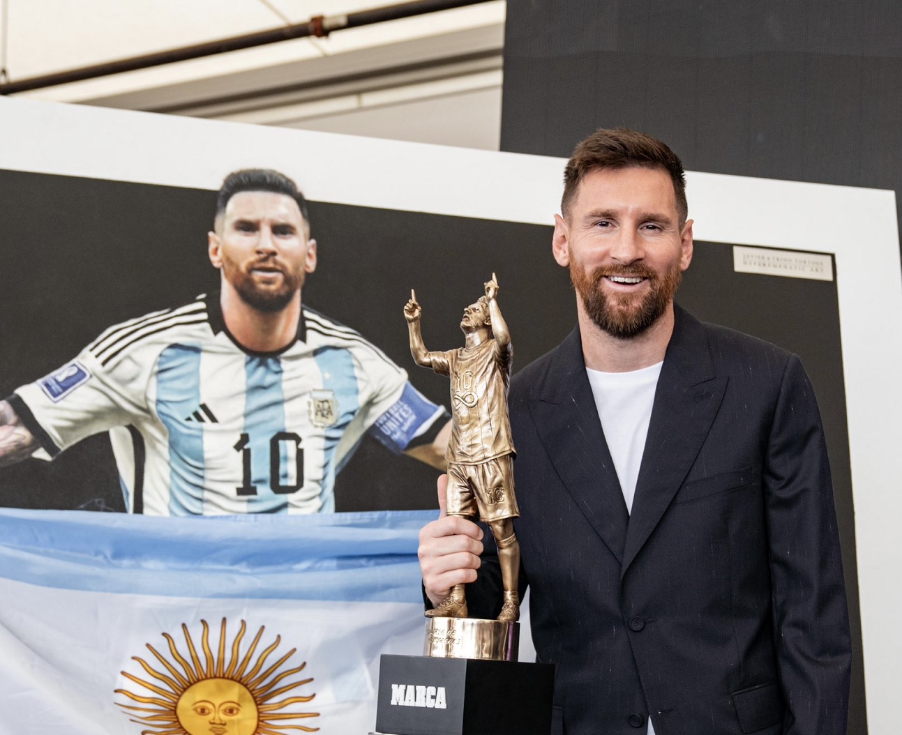 Messi recibió el MARCA American Award.