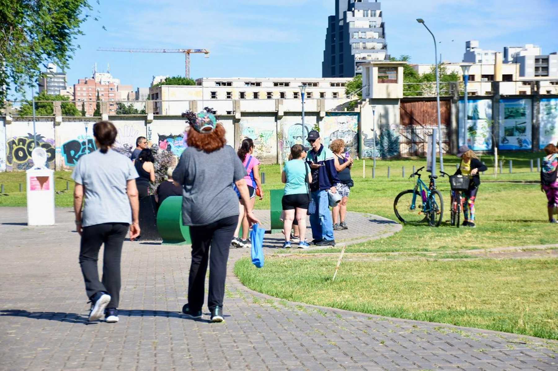 El parque Jaime de Nevares lo inauguró el municipio en 2020. Foto: Matías Subat.