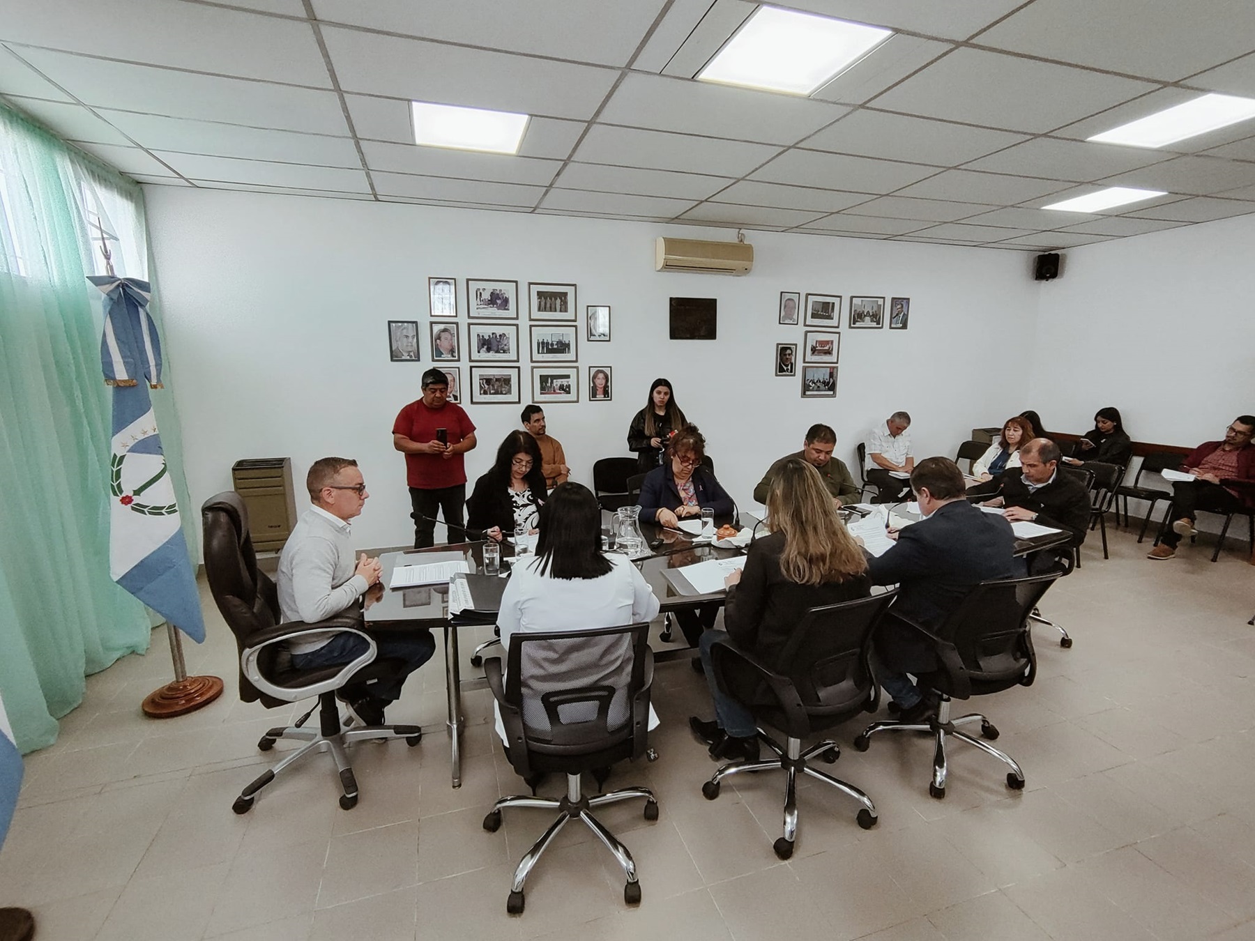 Hoy hubo sesión en el Deliberante de Plaza Huincul (Foto: gentileza)