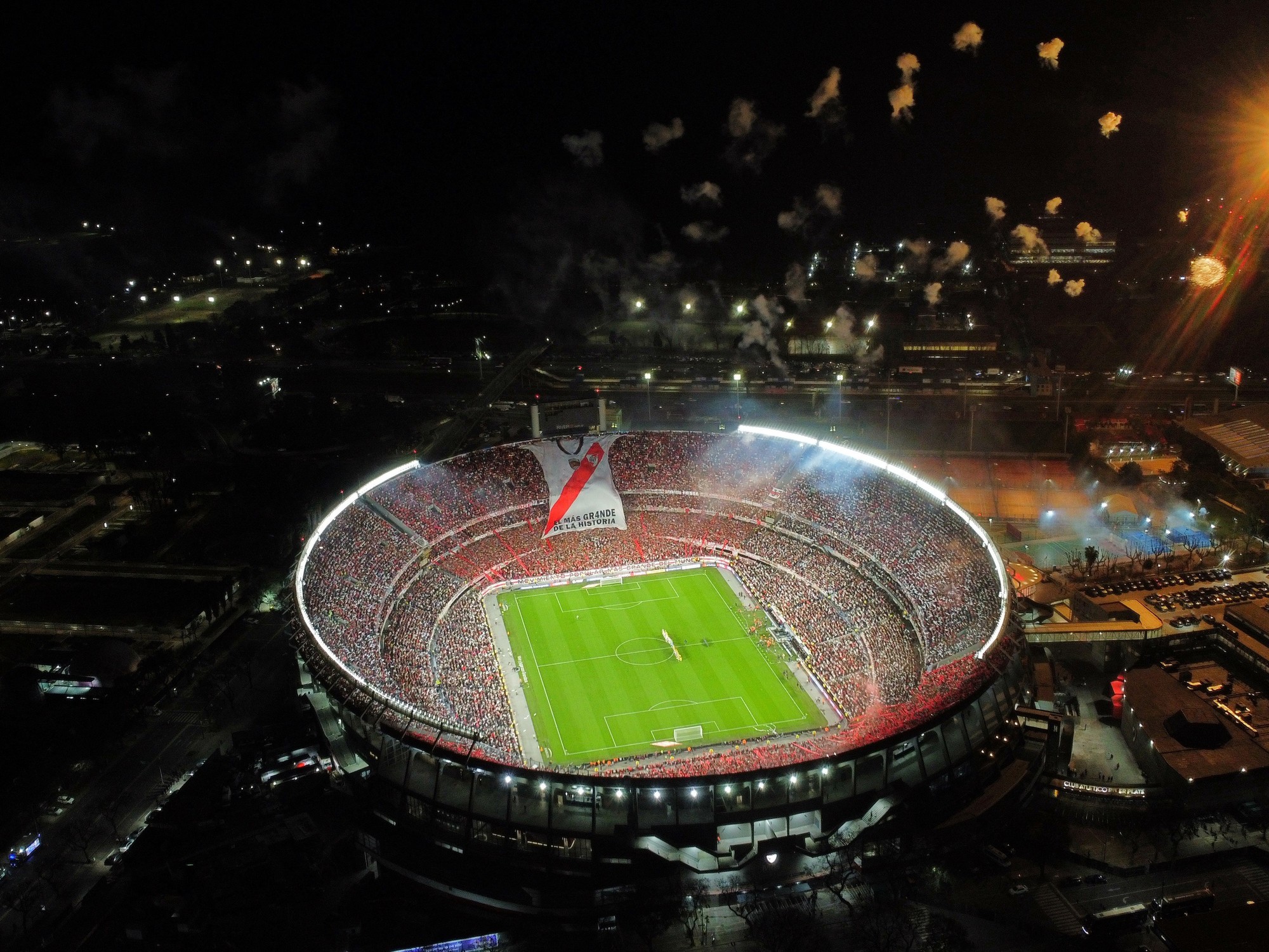 El Monumental albergará por octava vez una final de la Copa Libertadores.