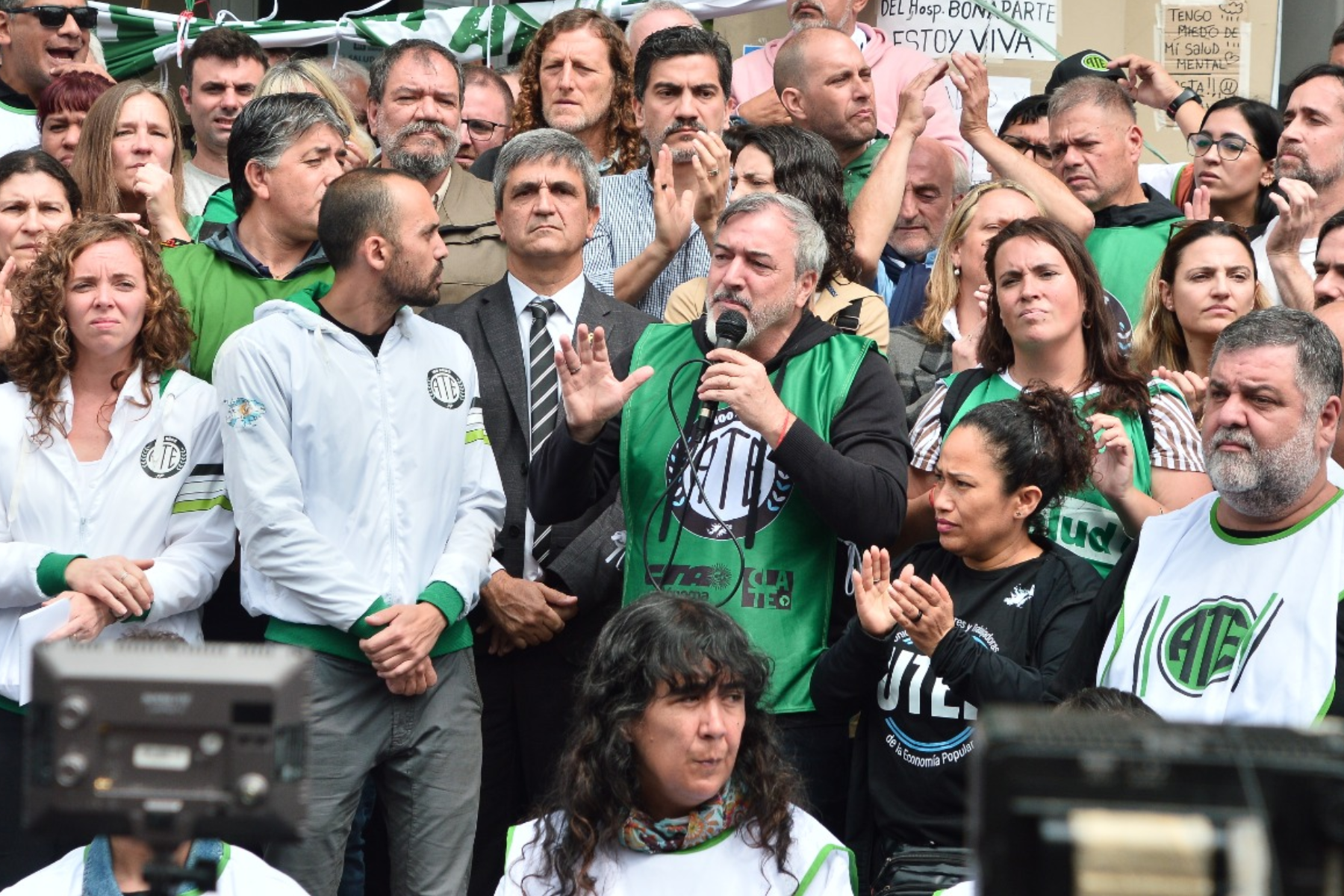 Rodolfo Aguiar, secretario general de ATE, lanza fuertes críticas a Javier Milei y confirma la adhesión al paro de transporte.