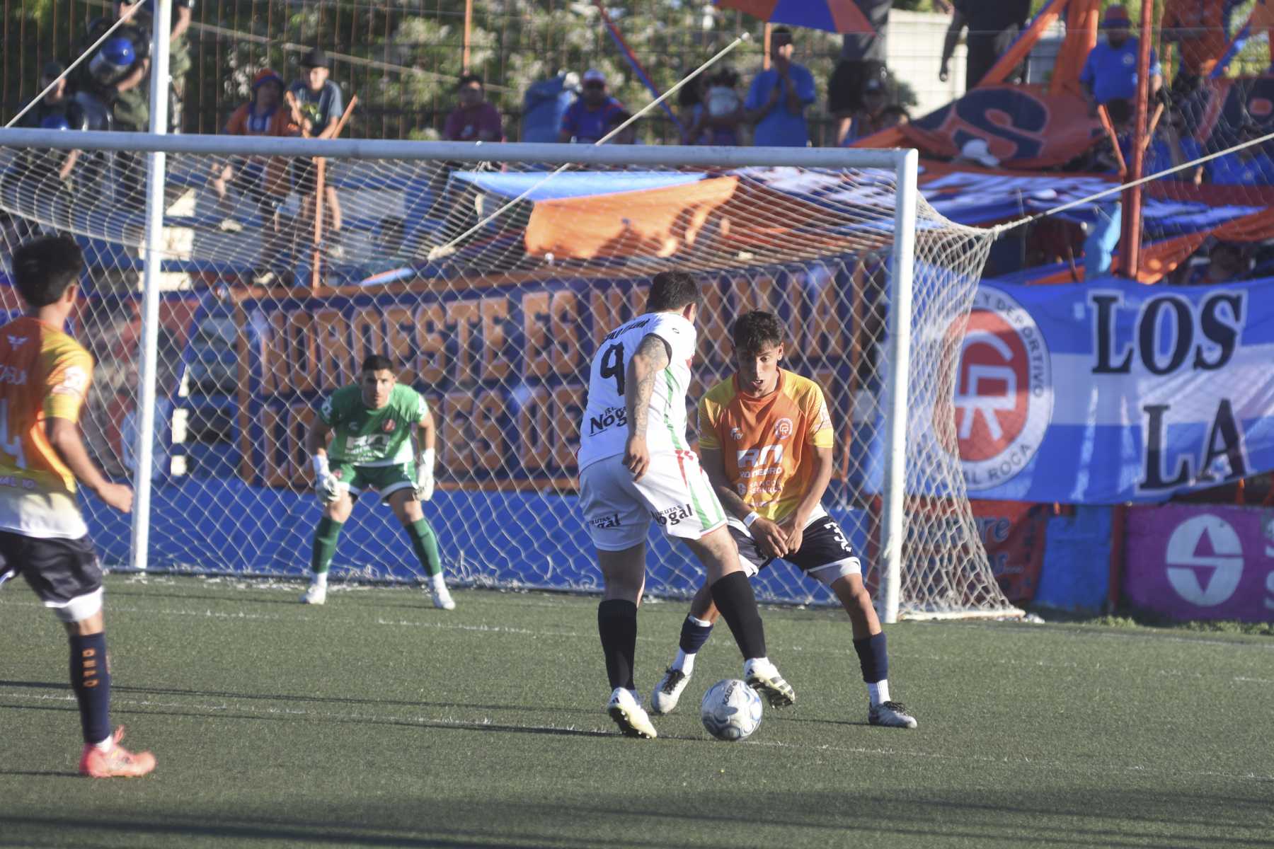 Deportivo Roca y Círculo Italiano igualaron 1 a 1 en el Luis Maiolino. (Foto: Juan Thomes)