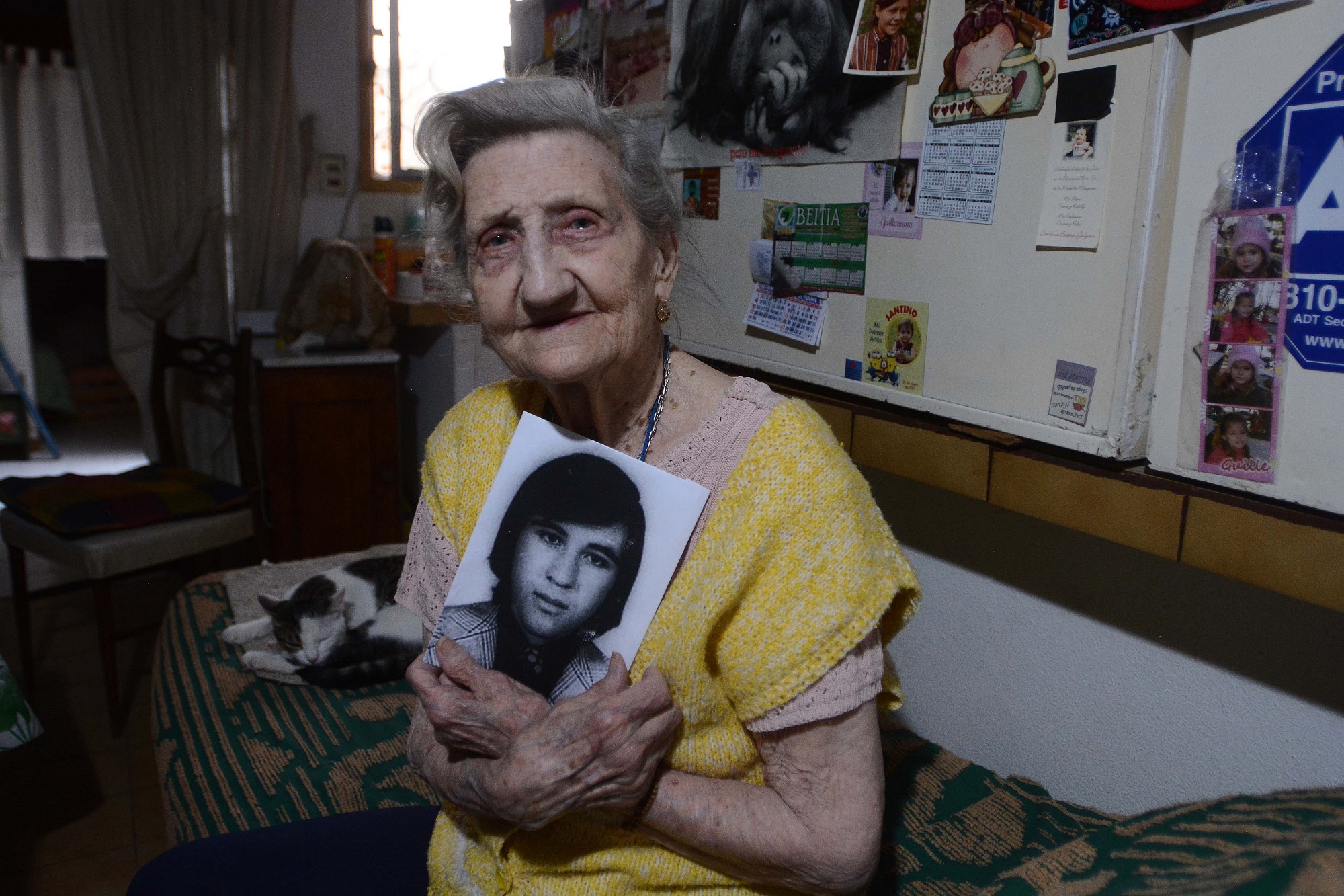 "Ya nos vamos a volver a ver", dijo Fanny Antoniuk cuando RÍO NEGRO le mostró su foto. Foto: Andrés Maripe. 