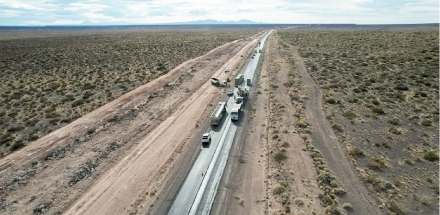 Solicitan transitar con precaución por la Ruta  Provincial 5. (Foto: Neuquén Informa).