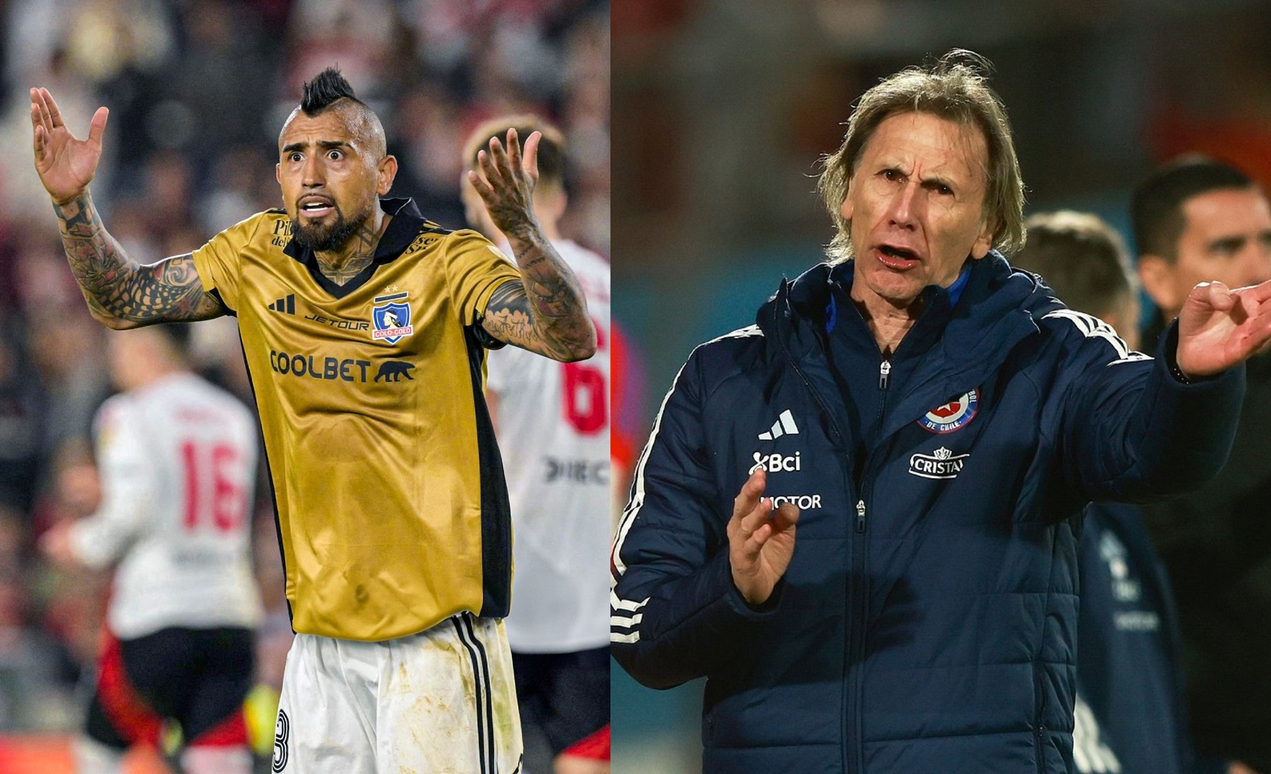 Arturo Vidal le realizó un desafiante planteo a Ricardo Gareca en Chile.