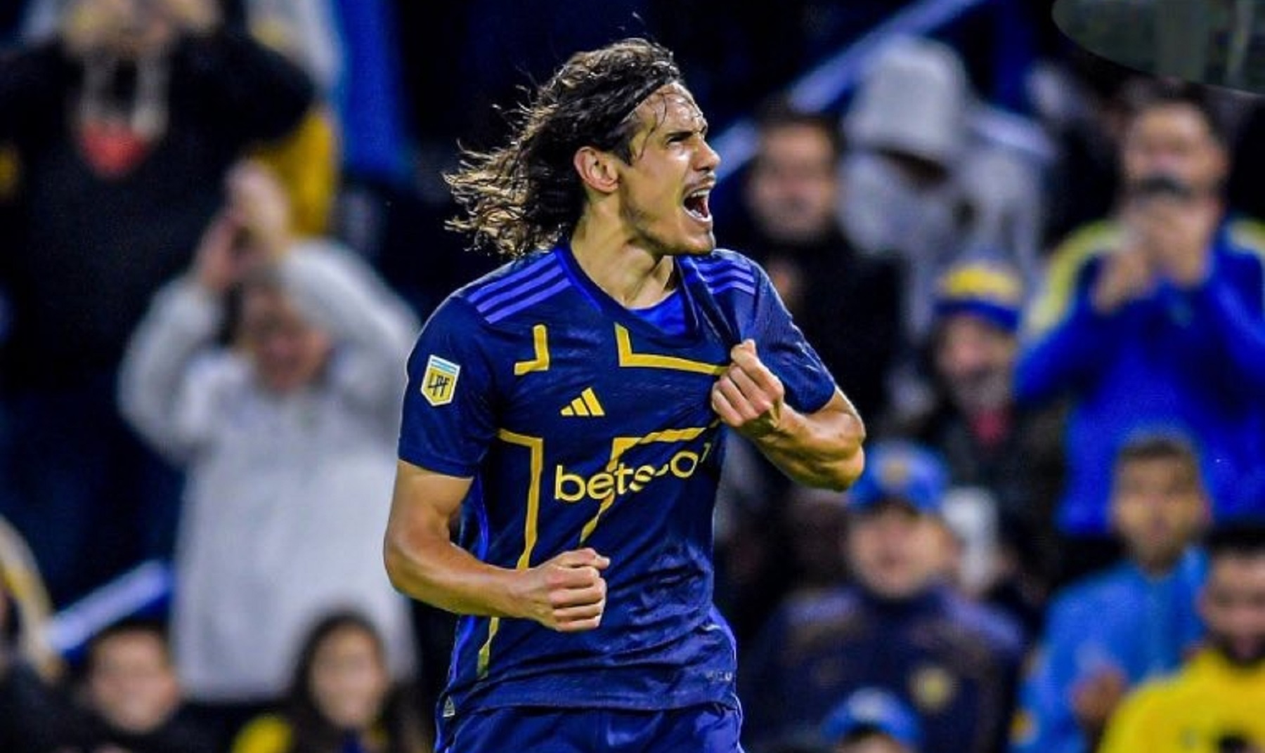 Edinson Cavani extenderá su contrato con Boca por un año. 