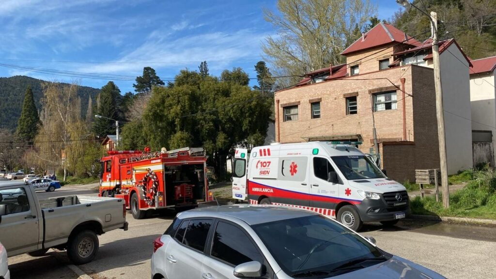 Muerte por monóxido en San Martín de los Andes. Foto: gentileza Lacar Digital. 