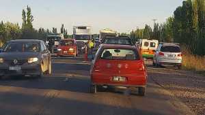 Ruta 151: demoras por un accidente cerca de Cincos Saltos