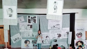 «Mafalda en mi escuela»: el proyecto de Olivia, una docente de Neuquén que enseña desde la pasión