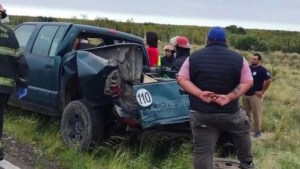 Viajaba a Cutral Co cuando un camión lo embistió de atrás en la Ruta 22, cerca de Río Colorado