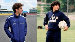 La inédita conexión entre Franco Colapinto y Diego Maradona: la relación con su escudería