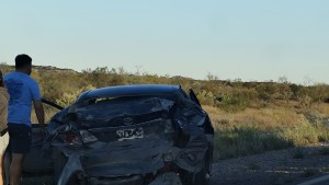 Cuatro heridos por un triple choque en Ruta 22, cerca de Choele Choel: el tránsito fue cortado