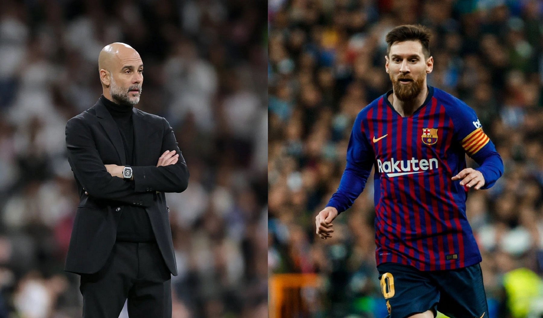 Pep Guardiola llenó de elogios a Lionel Messi.