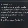 Imagen de El Gobierno de Milei usó la app Mi Argentina en contra del paro de transportistas: «No te dejan trabajar»