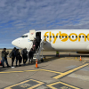 Imagen de Vuelos de Aerolíneas Argentinas cancelados por un avión de Flybondi varado en un aeropuerto de Chubut