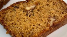 Imagen de Cómo hacer un rico budín húmedo de banana y dulce de leche