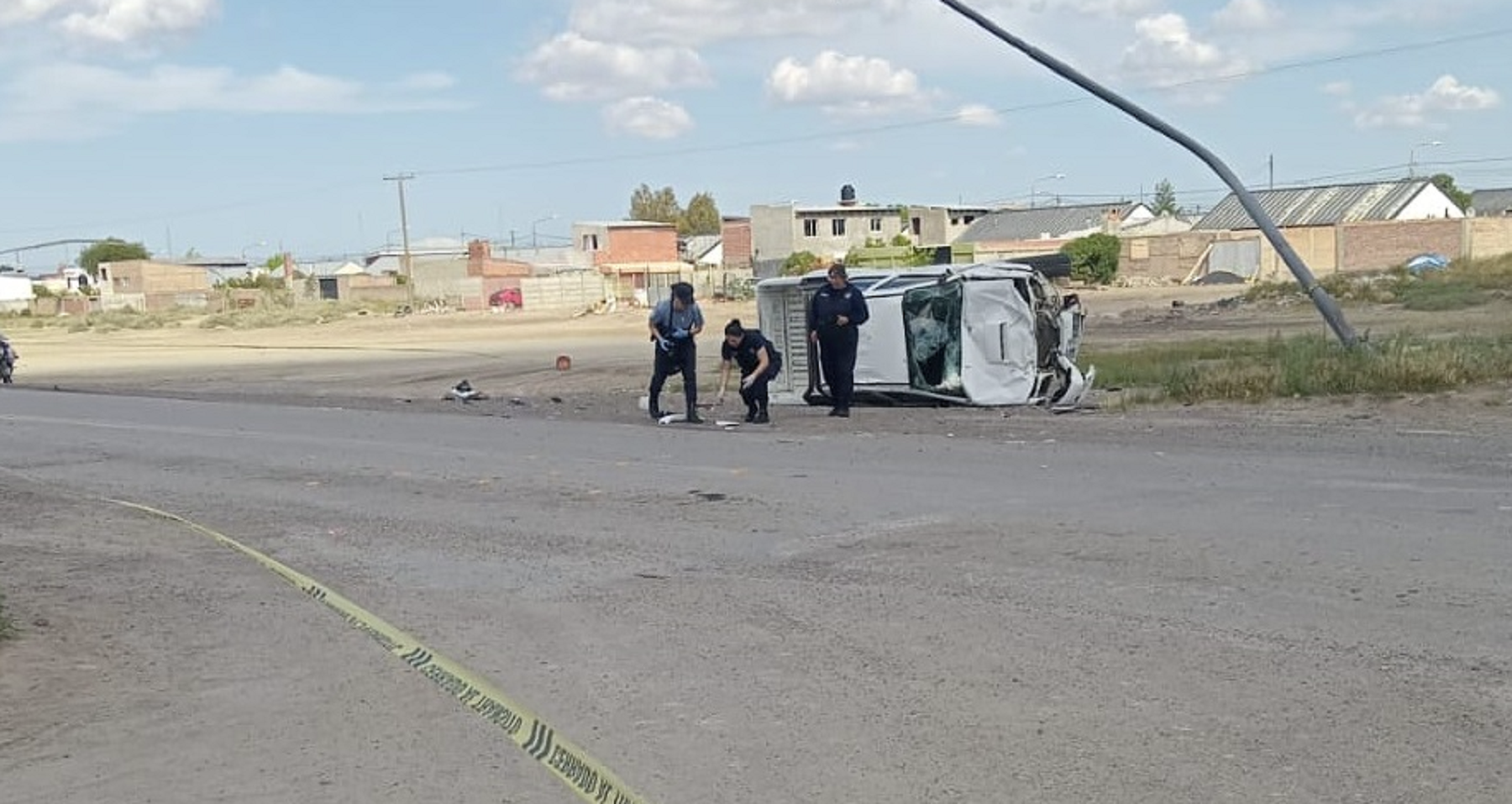 Murió un motociclista en Viedma. Foto: Delitometro