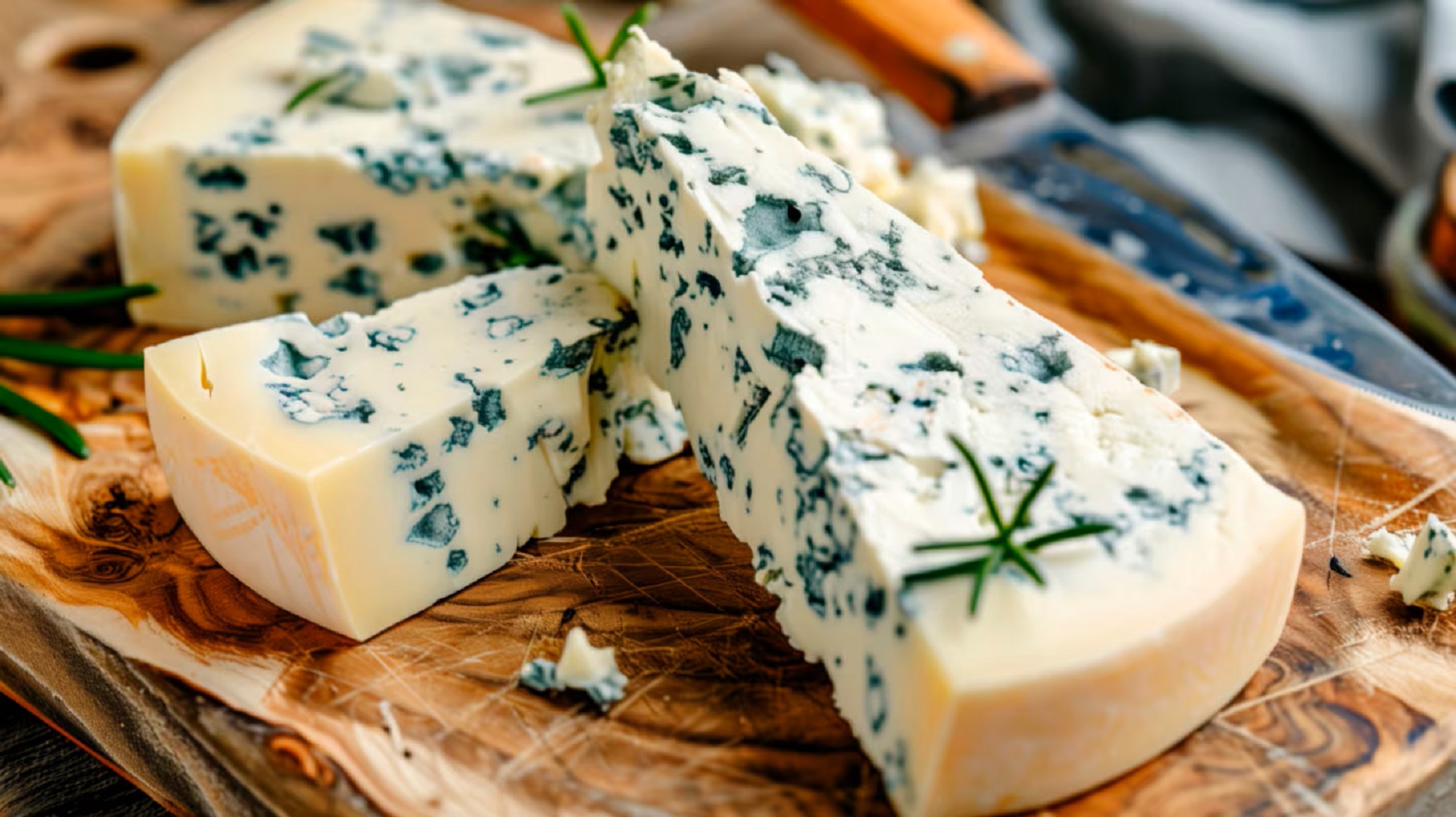 Queso Roquefort y queso azul