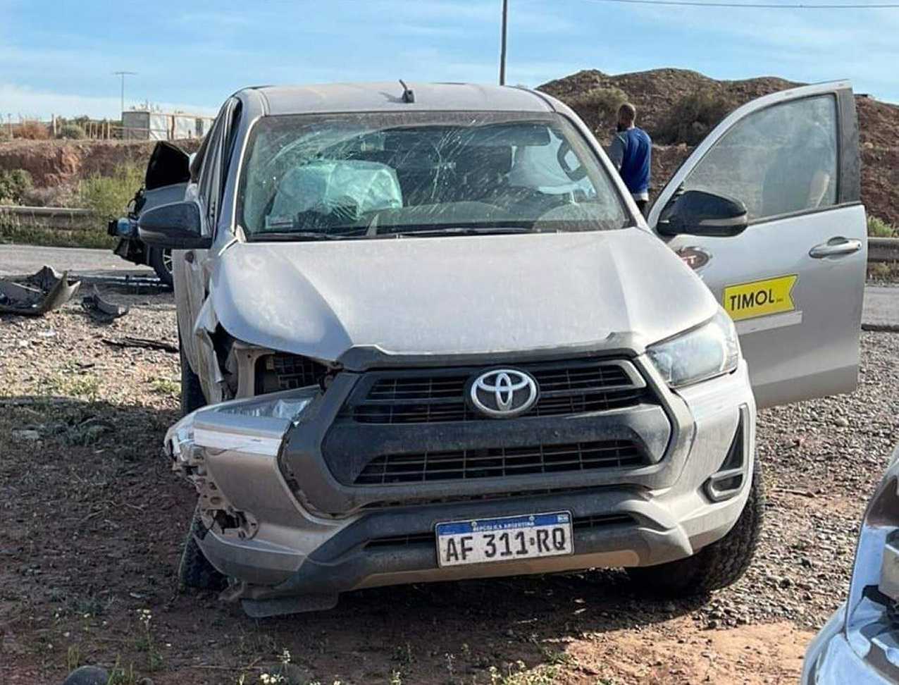 Dos mujeres murieron en el siniestro sobre Ruta 7, entre Añelo y Rincón de los Sauces. Foto: Gentileza.