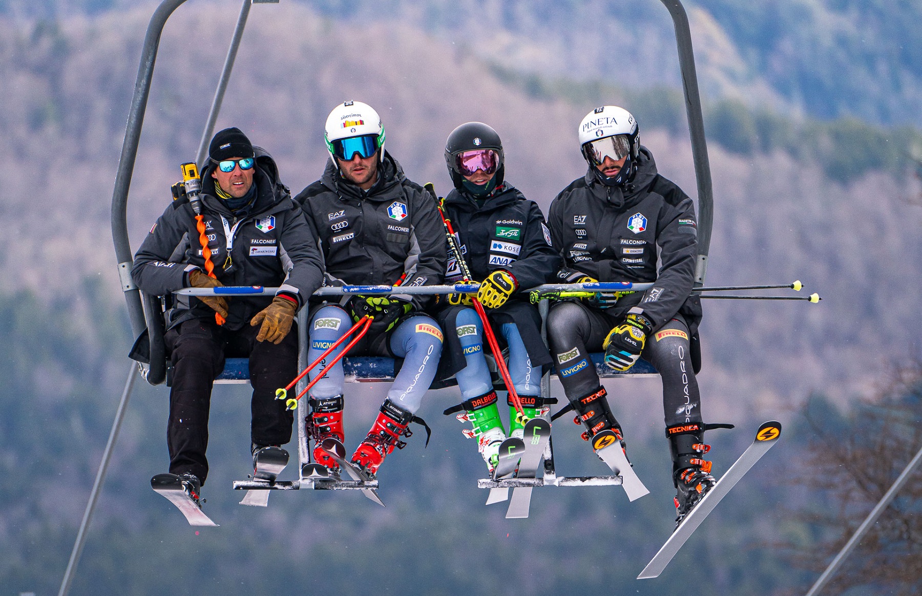 Chapelco fue escenario de entrenamiento de equipos internacionales. Foto gentileza. 