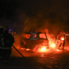 Imagen de Impactante incendio de una camioneta en Ruta 22, en Roca: el conductor logró salir a tiempo