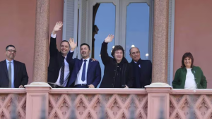 Javier Milei celebró su cumpleaños en la Casa Rosada entre reuniones, llanto y protestas de universitarios