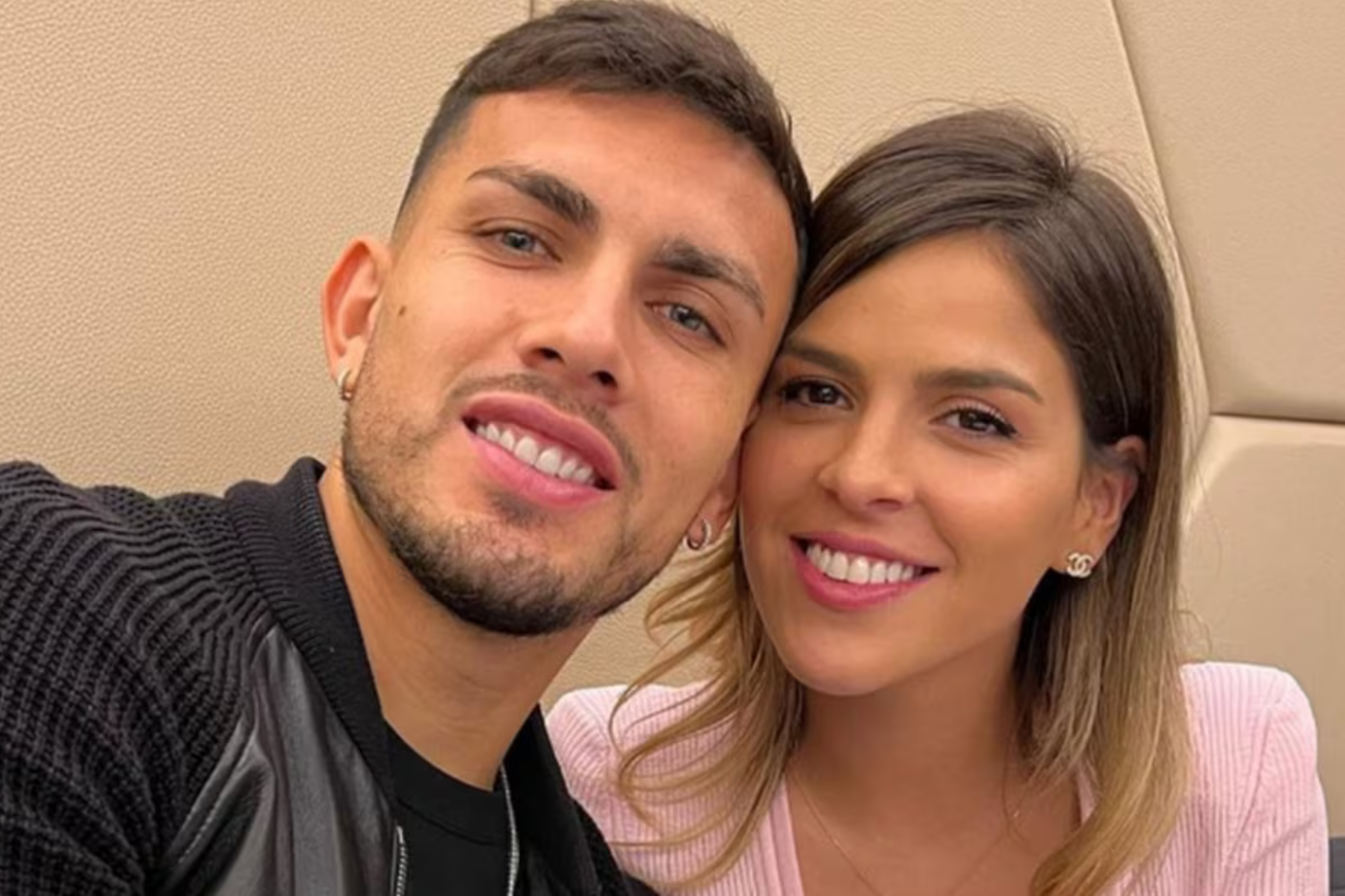 Leandro Paredes y Camila Galante