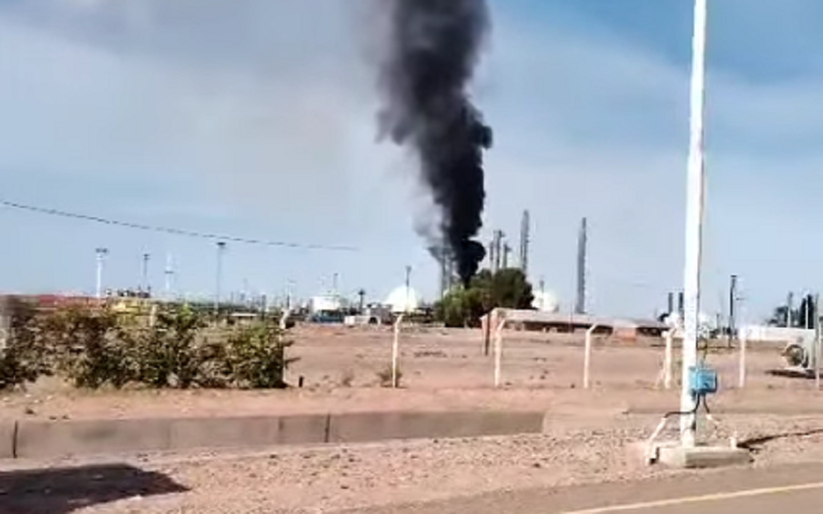 El principio de incendio sucedió hoy a la mañana. 