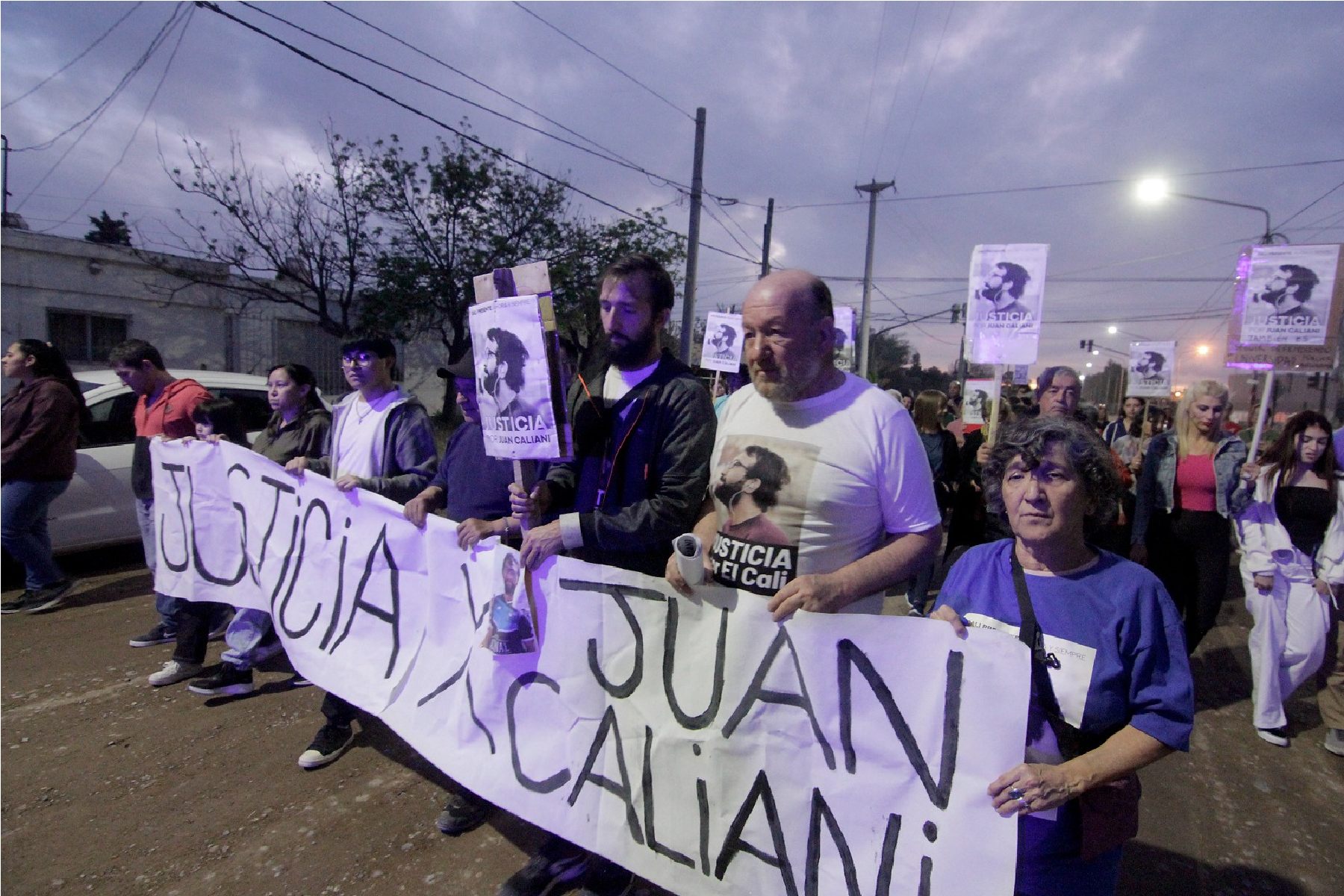 Marcha por Juan Caliani a seis meses de su  crimen (Foto: Oscar Livera)