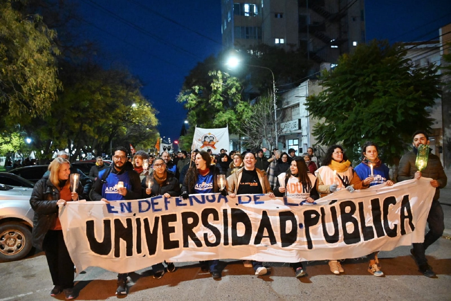 Primera marcha universitaria. Foto: archivo