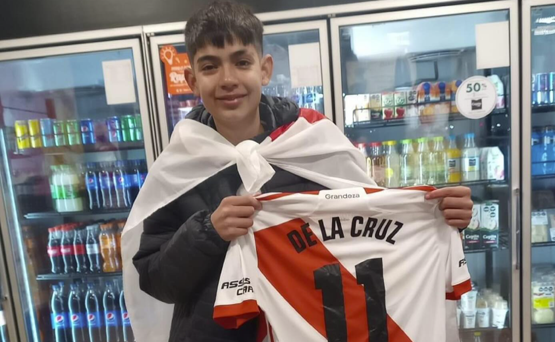 Matías Luna tenía 14 años era futbolista y un gran fanático de River . 