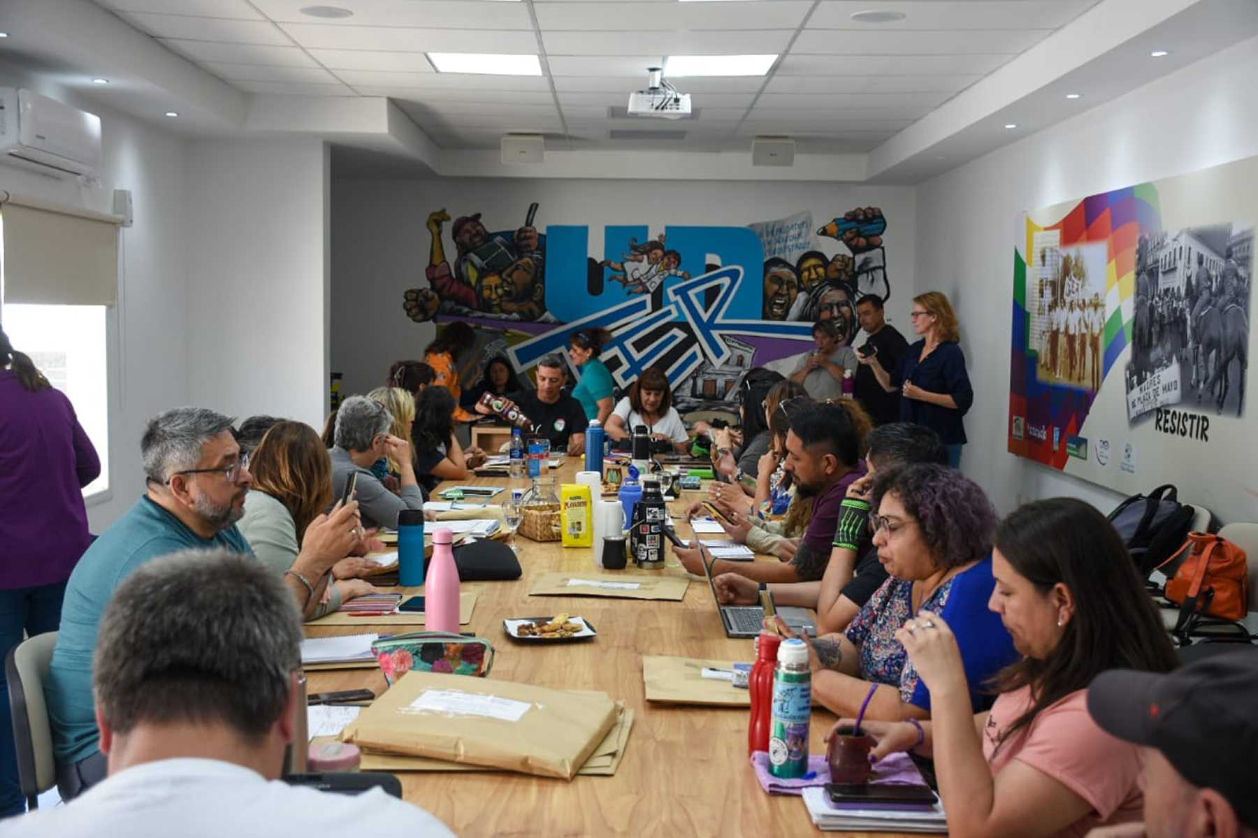 Unter reúne hoy a sus secretarios generales en Roca para definir cómo sigue su plan de lucha. Foto: Juan Thomes