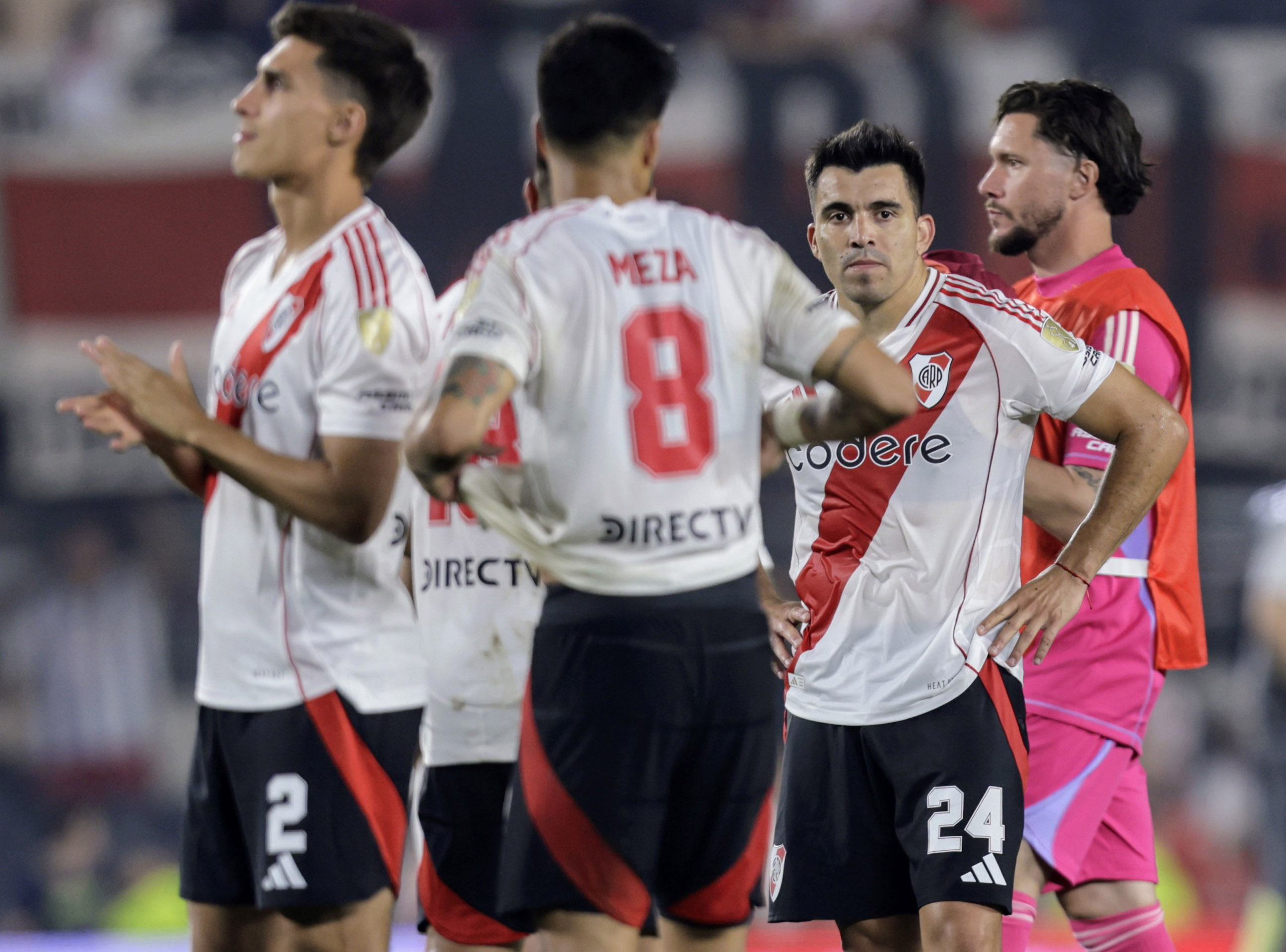 Marcos Acuña es una de las dudas en la formación inicial del Millonario ante Banfield. Fotobaires