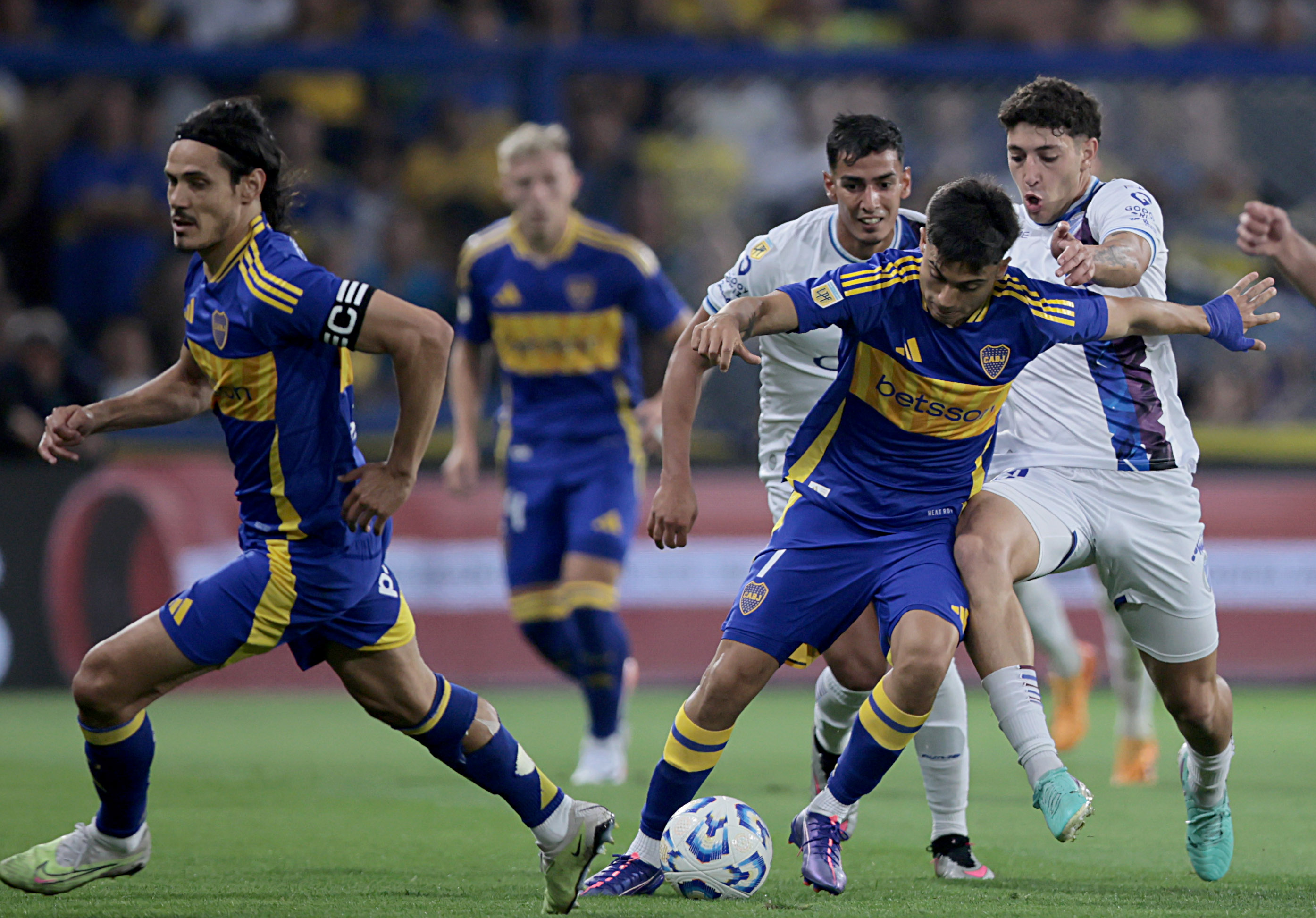 boca jumiors vs Godoy cruz. Fecha 21 Copa Liga Profesional. Fútbol Argentina Primera División 6/11/2024