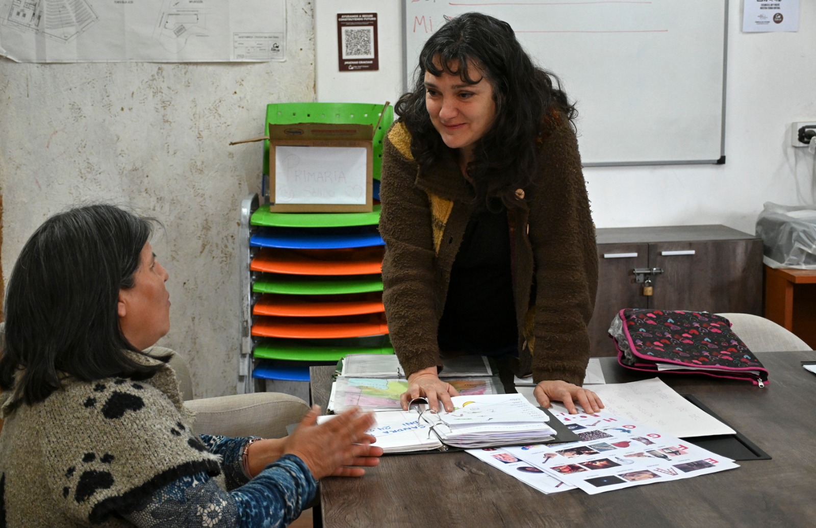 Roxana Martinelli destacó que la escuela primaria le brinda herramientas a la gente. Foto: Chino Leiva