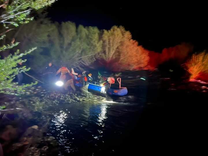 Así fue el rescate de Franco Rifo. Foto: gentileza